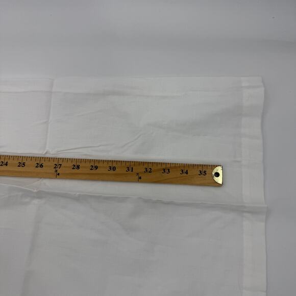 VTG ADONNA White Cotton Nightgown Chemise Size 38 / M Sleeveless Shift - Picture 9 of 9